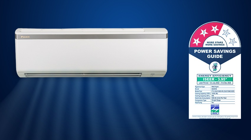 Daikin 1.0 Ton 3 Star Non Inverter Split AC FTL35