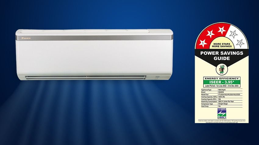Daikin 1.5 Ton 3 Star Non Inverter Split AC FTL50