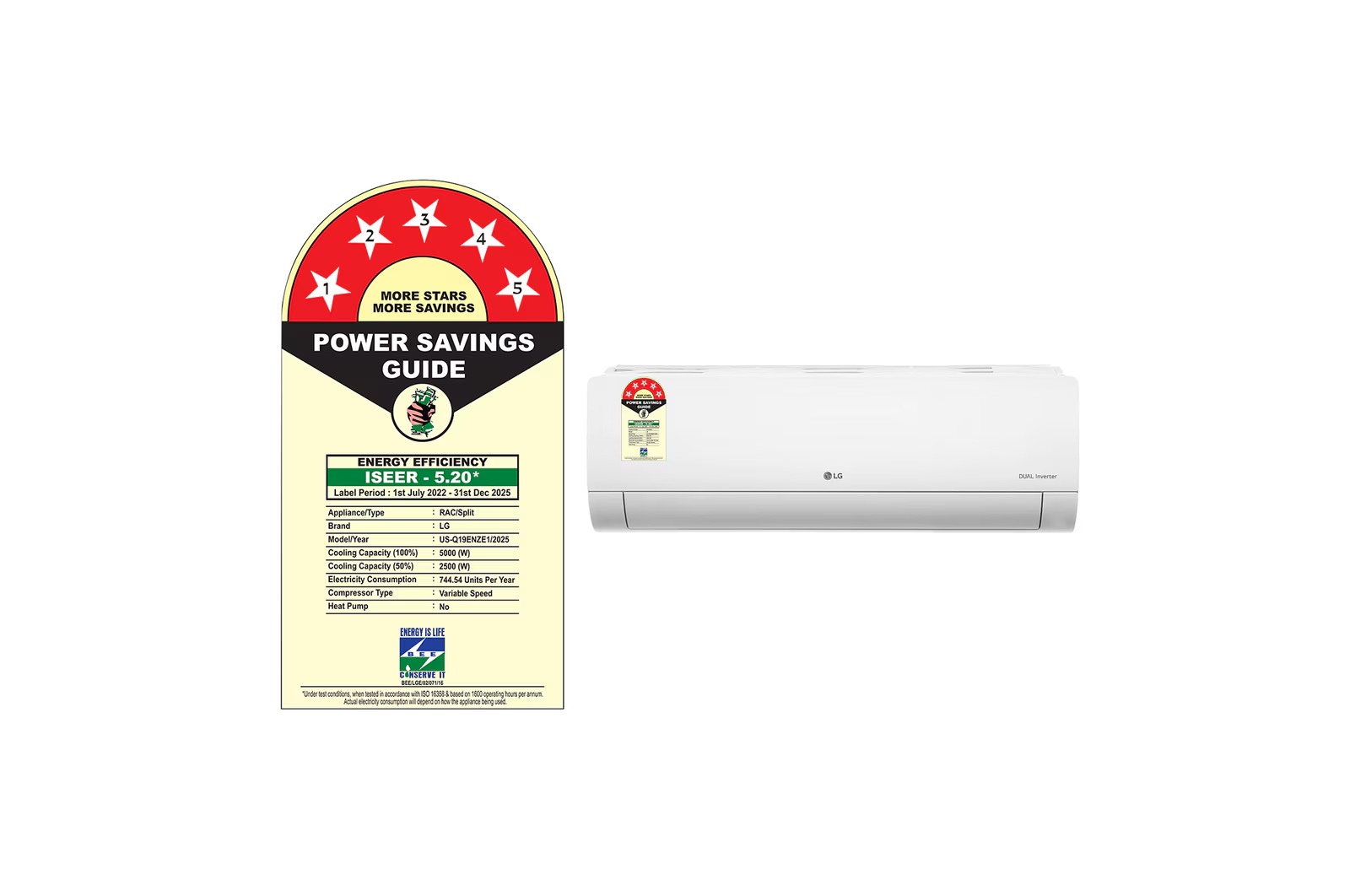 LG 1.5 Ton 5 Star Inverter Split AC US-Q19JWZE1