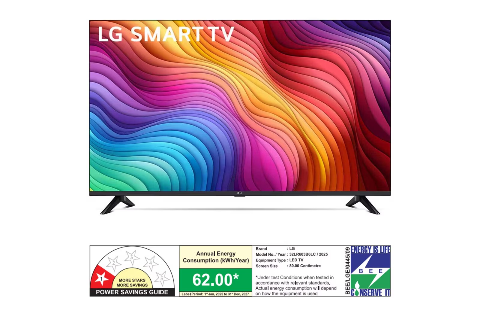 LG 32 Inch Smart LED TV 32LR603B6LC