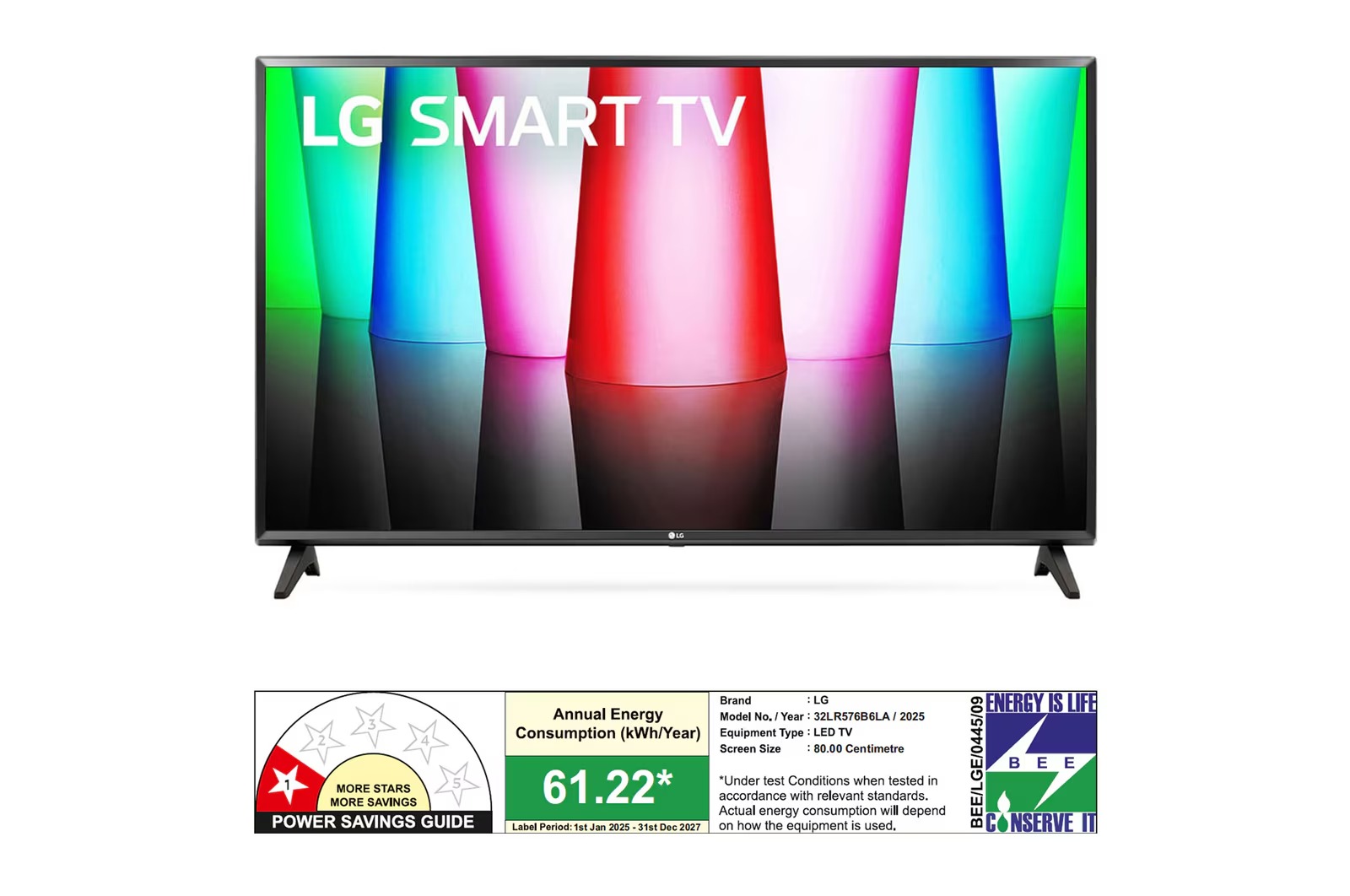 LG 32 Inch Smart LED TV 32LR576B6LA