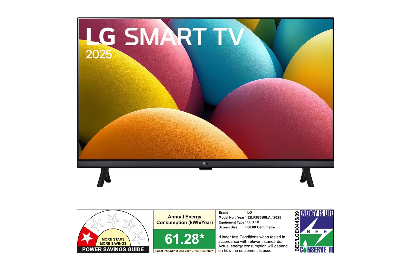 LG 32 Inch Smart LED TV 32LR686B6LA