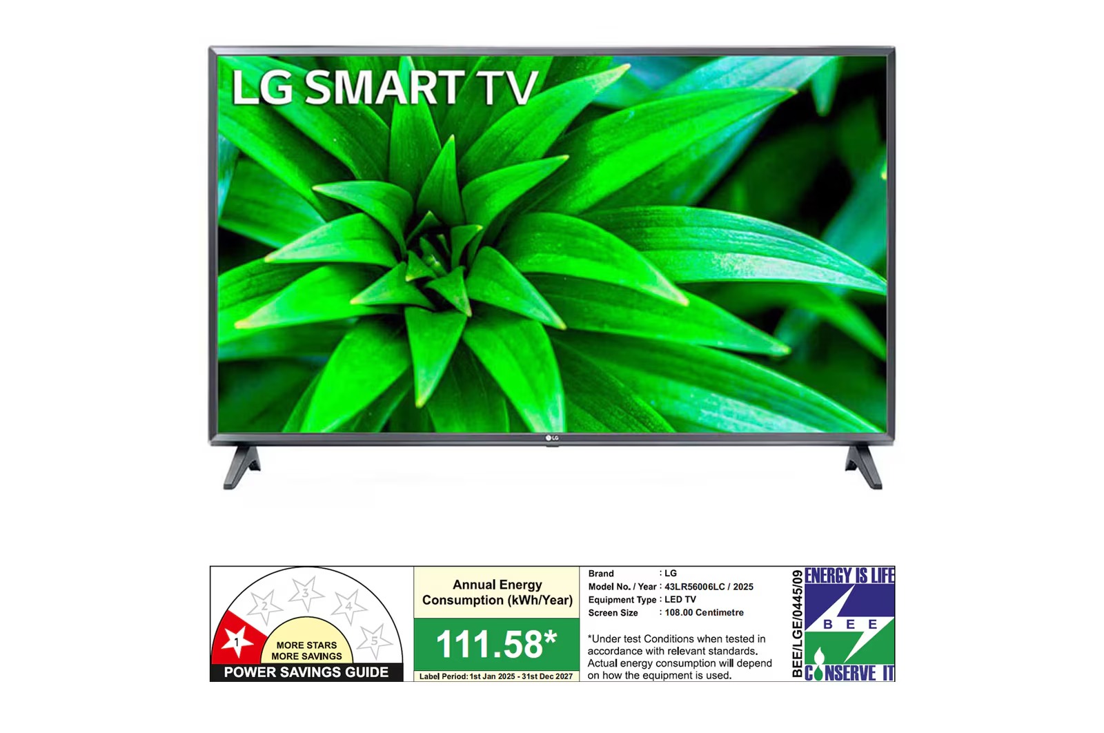 LG 43 Inch Smart LED TV 43LR56006LC