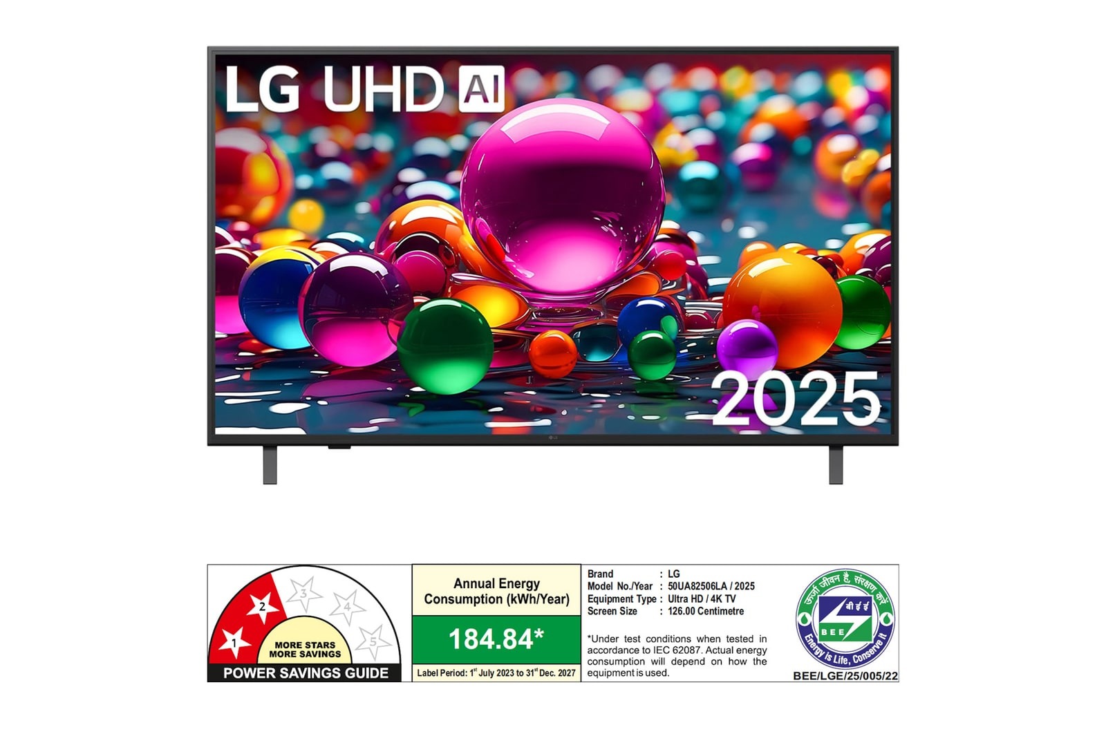 LG 50 Inch Smart LED TV 50UA82506LA