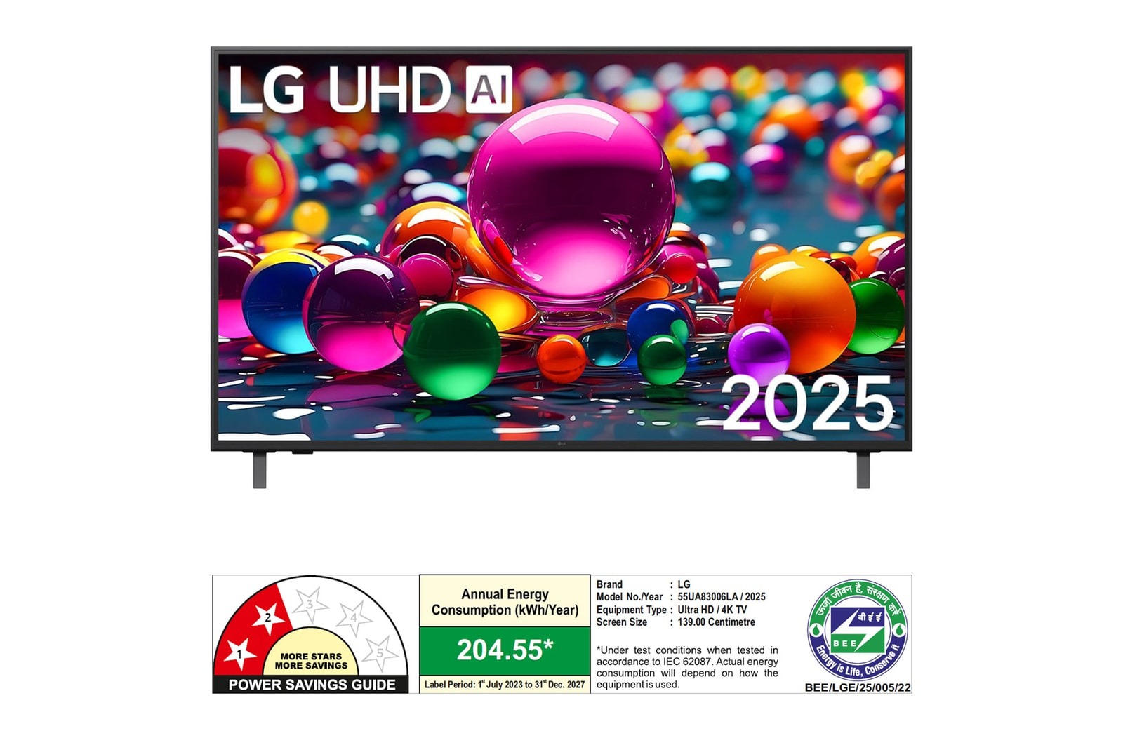 LG 55 Inch Smart LED TV 55UA83006LA