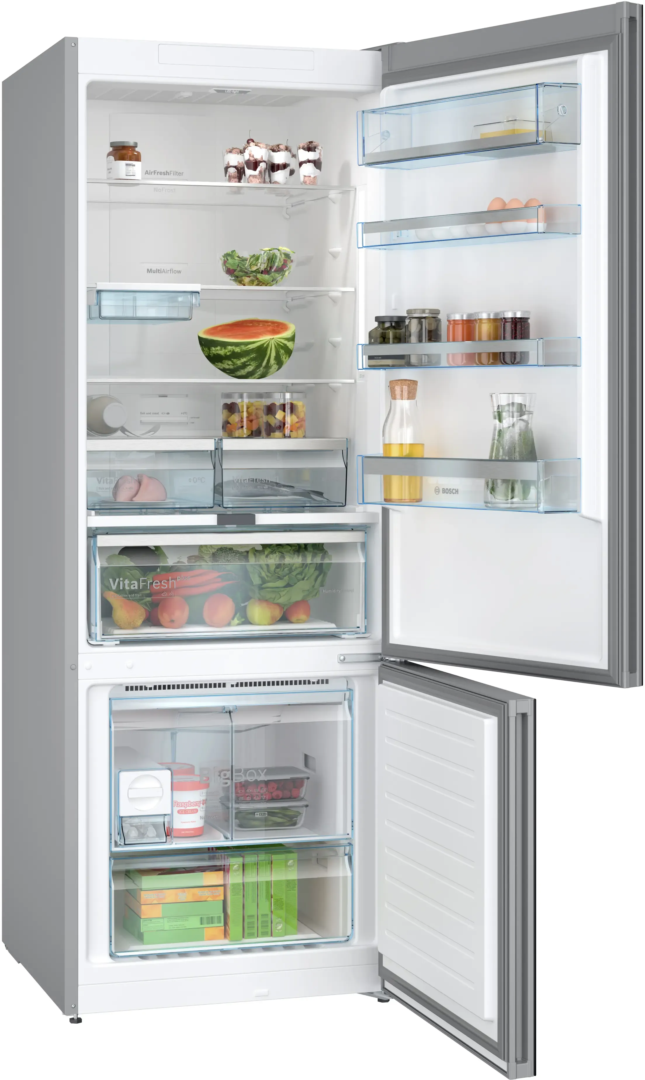 BOSCH 559 Ltr Frost Free Double Door Refrigerator KGN56LB42I