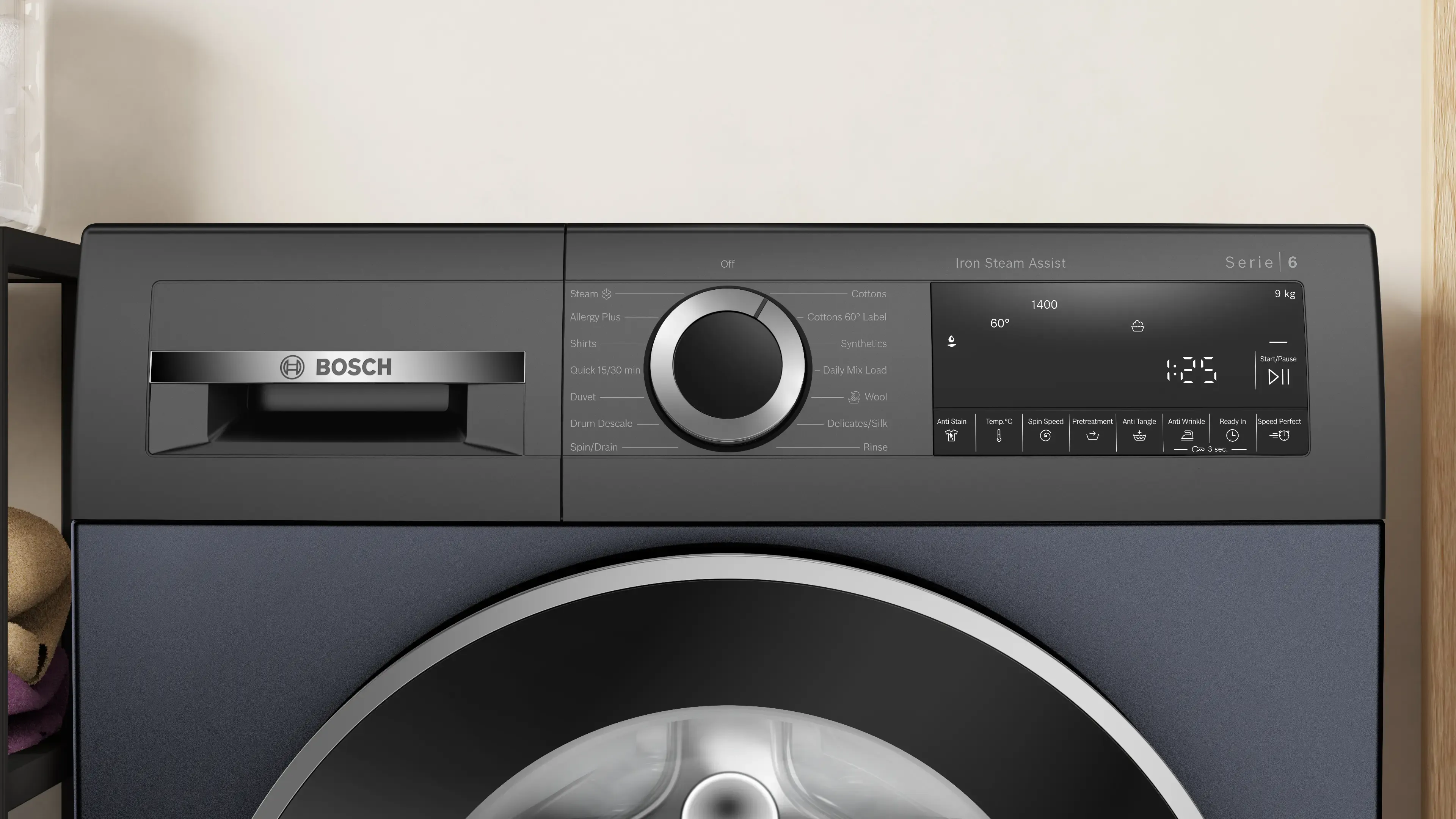 BOSCH 9 Kg Fully Automatic Front Washing Machine WGA244ZTIN