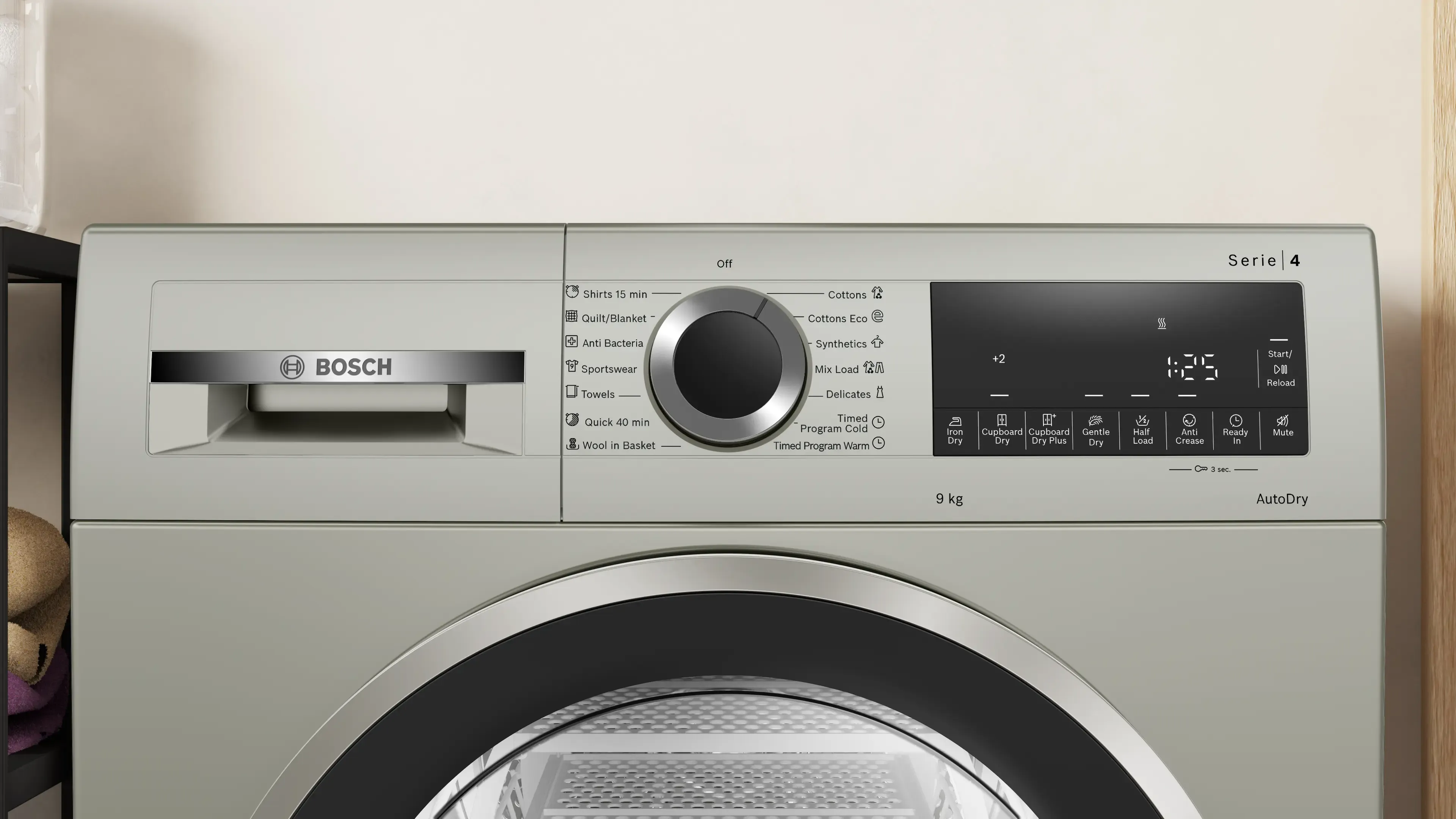 BOSCH 9 Kg Dryer WPG24108IN