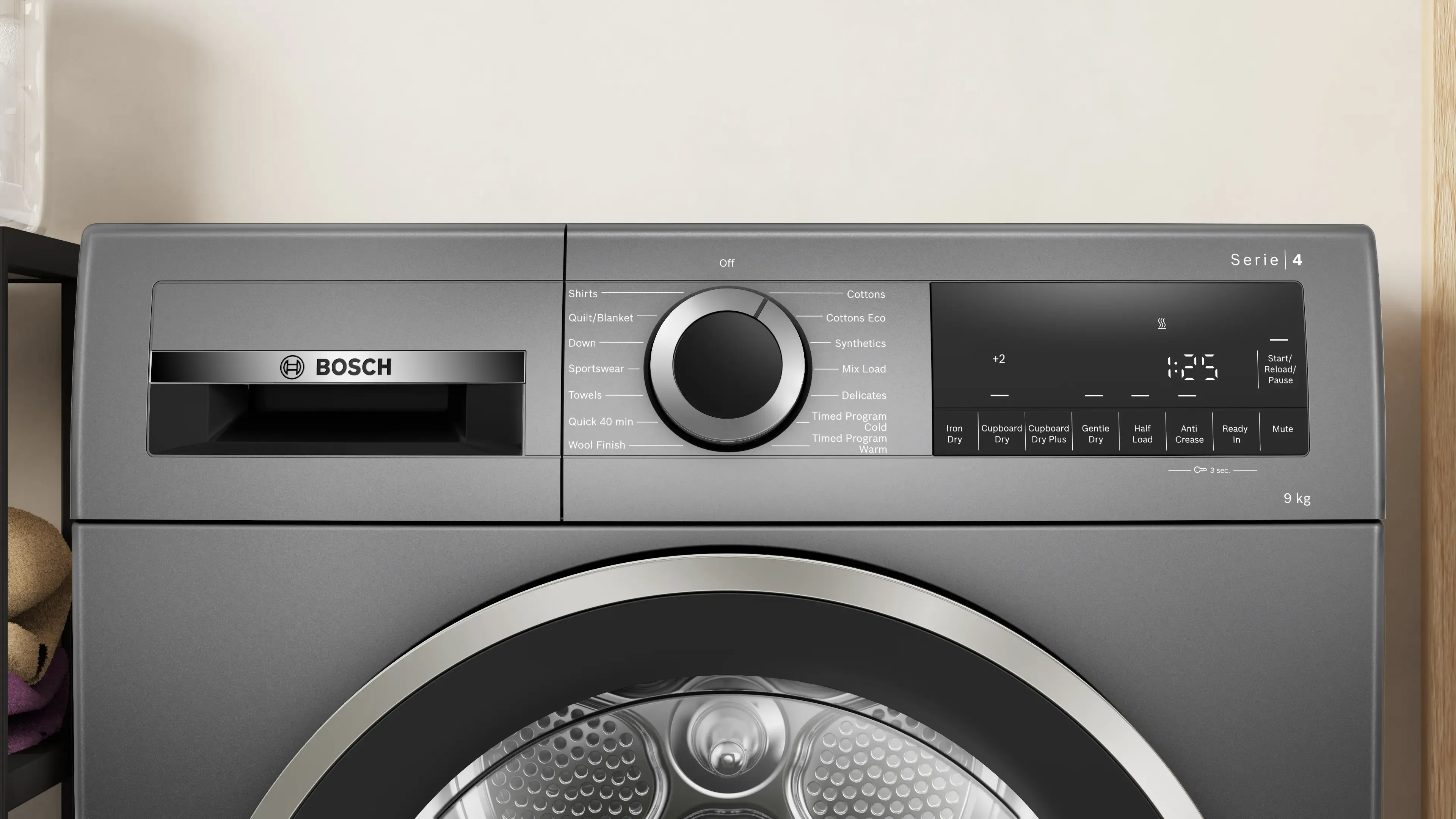 BOSCH 9 Kg Dryer WQG2420RIN