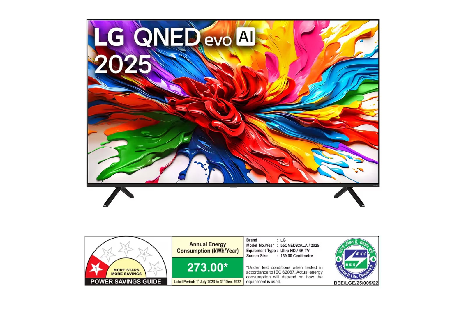 LG 55 Inch Smart QNED MiniLED 4K TV 55QNED92ALA