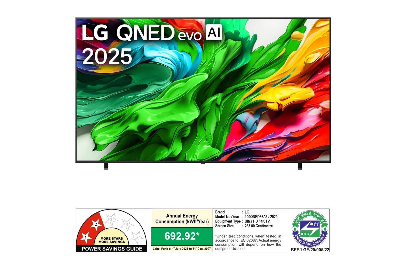 LG 100 Inch QNED Smart LED TV 100QNED86A6