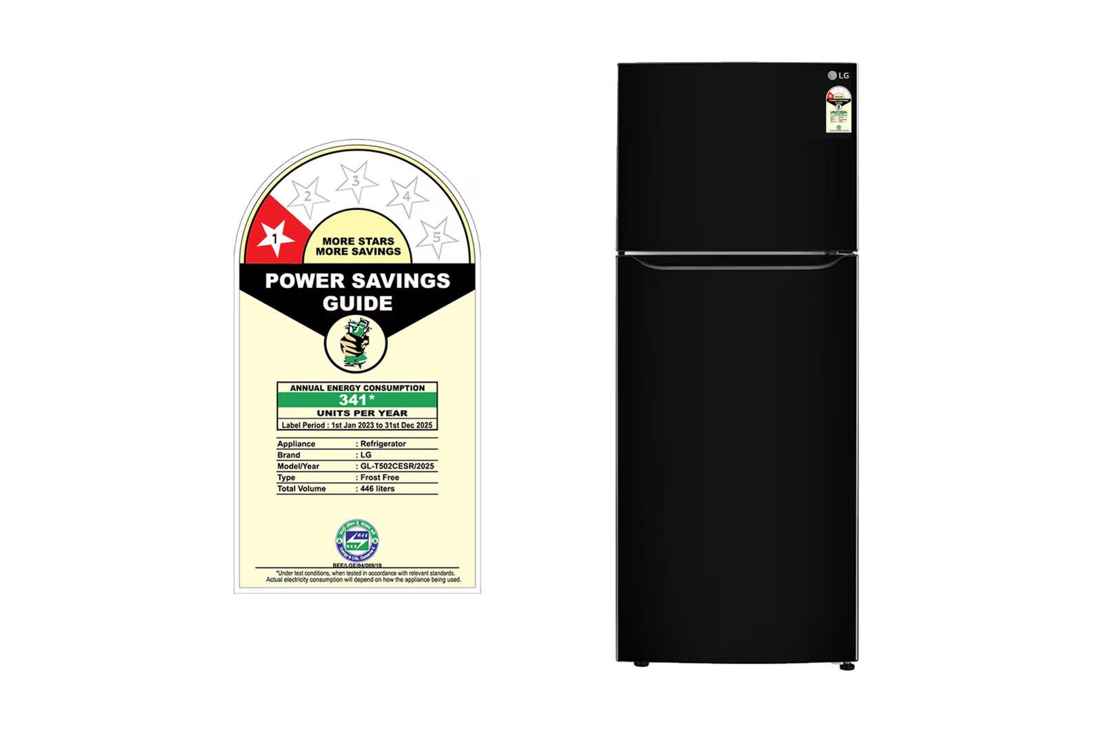 LG 446 Litres Frost Free Refrigerator GL-T502CESR