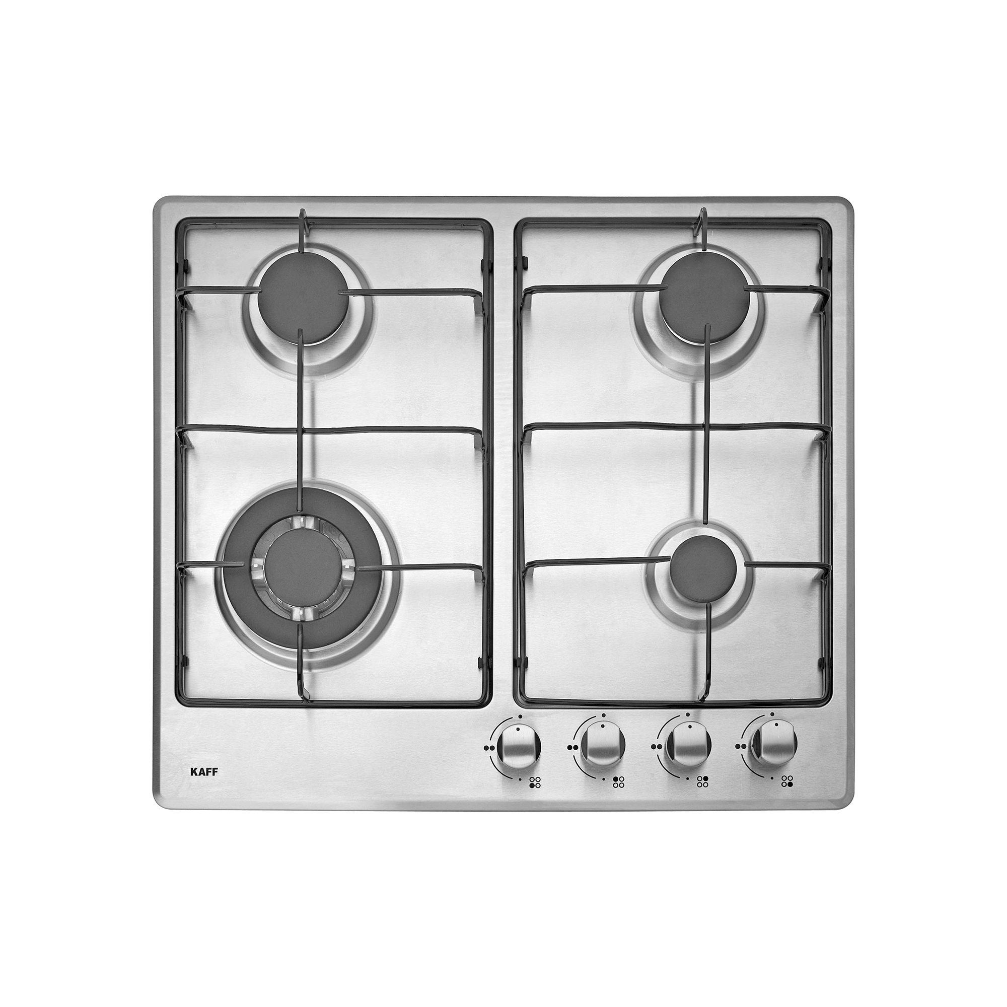 Kaff Built In Gas Hob 4 Burner 60cm NE 4B 60 SS - NE 4B 60 SS