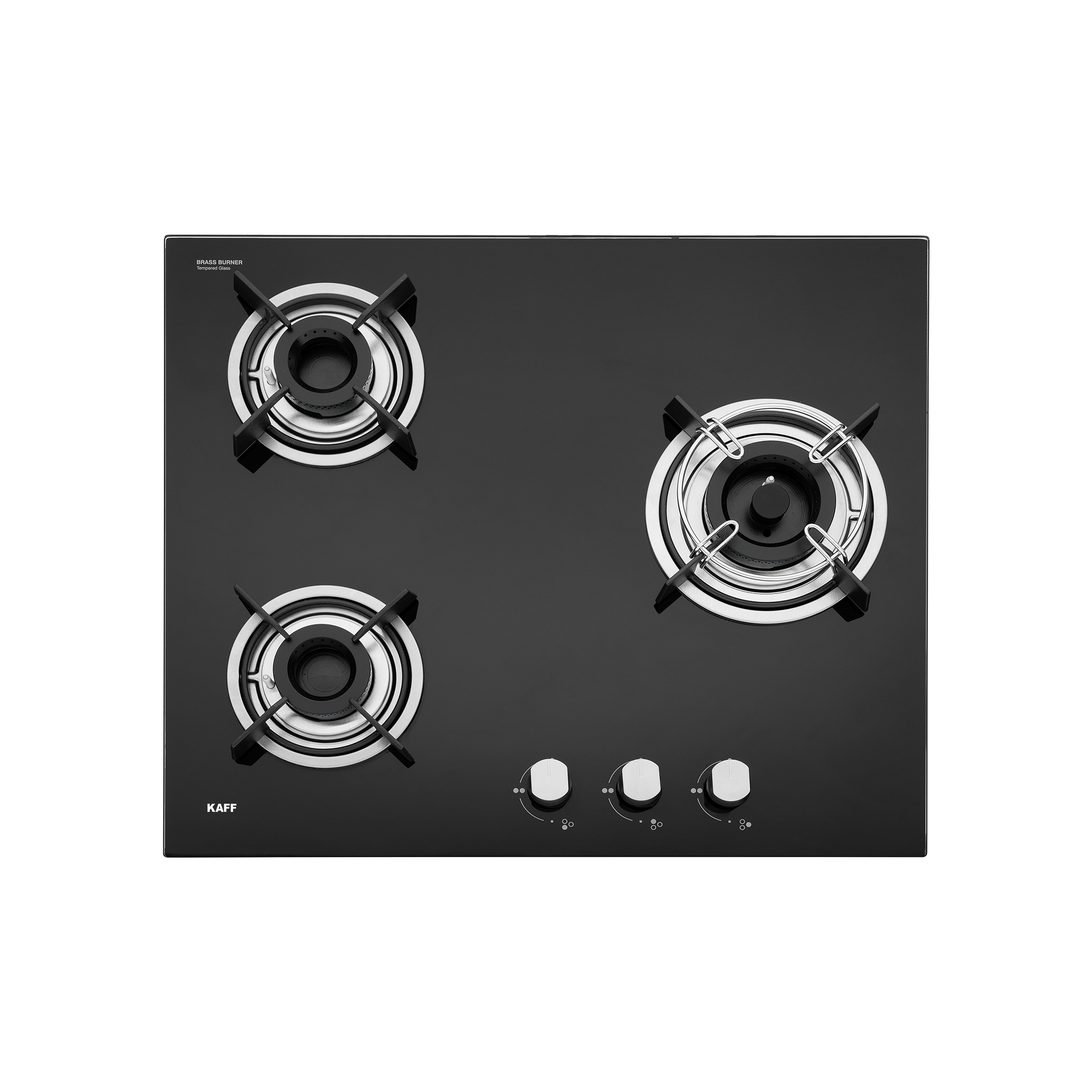 Kaff Built In Gas Hob 3 Burner 60cm HBR 603 B - HBR 603 B
