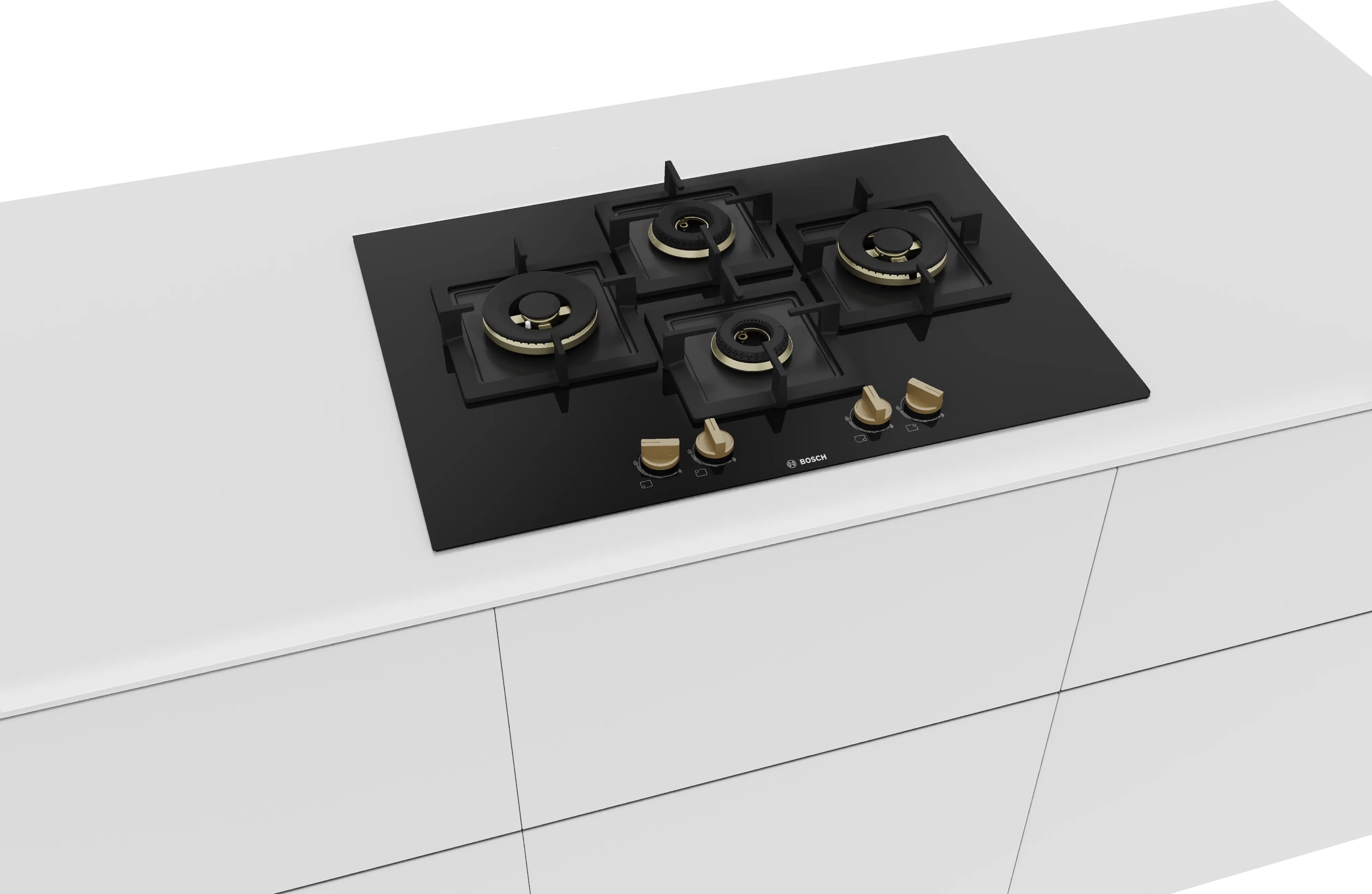 Bosch Built-in Gas Hob 4 Burner 75cm PNI7B6F20I - PNI7B6F20I