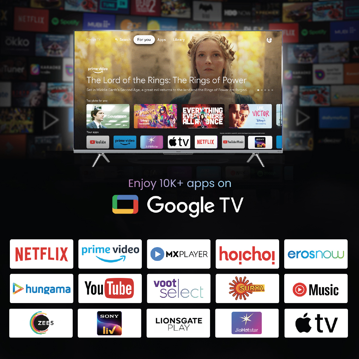 Haier 55 Inch 4K UHD LED TV LED 55P7GT
