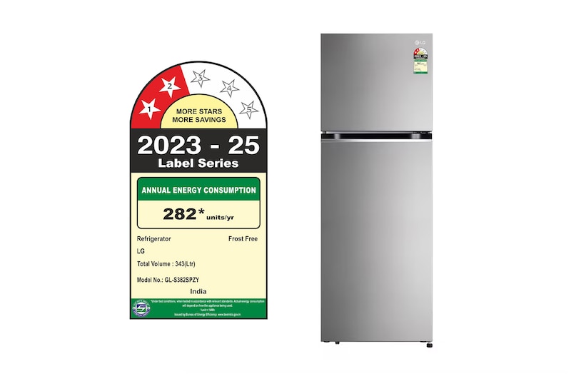 LG 343 Ltr Frost Free Refrigerator GL-S382SPZY
