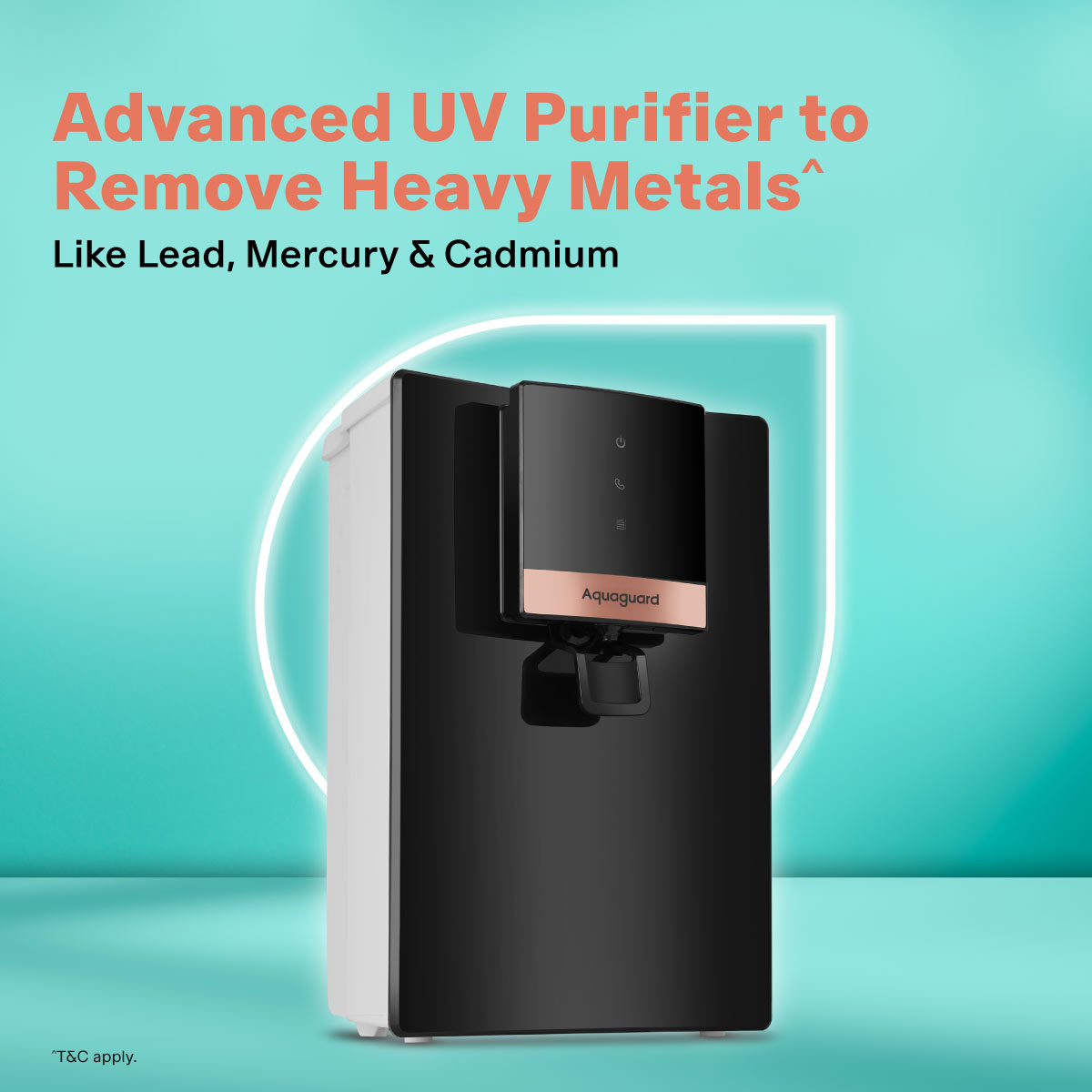 Eureka Forbes Wall Mount Water Purifier AQUAGUARD ENRICH NEO UV+HMR 2X