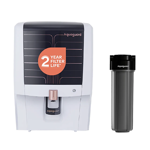 Eureka Forbes Wall Mount Water Purifier AQUAGUARD ENRICH CRYSTAL BOSTER UV+UF 2X