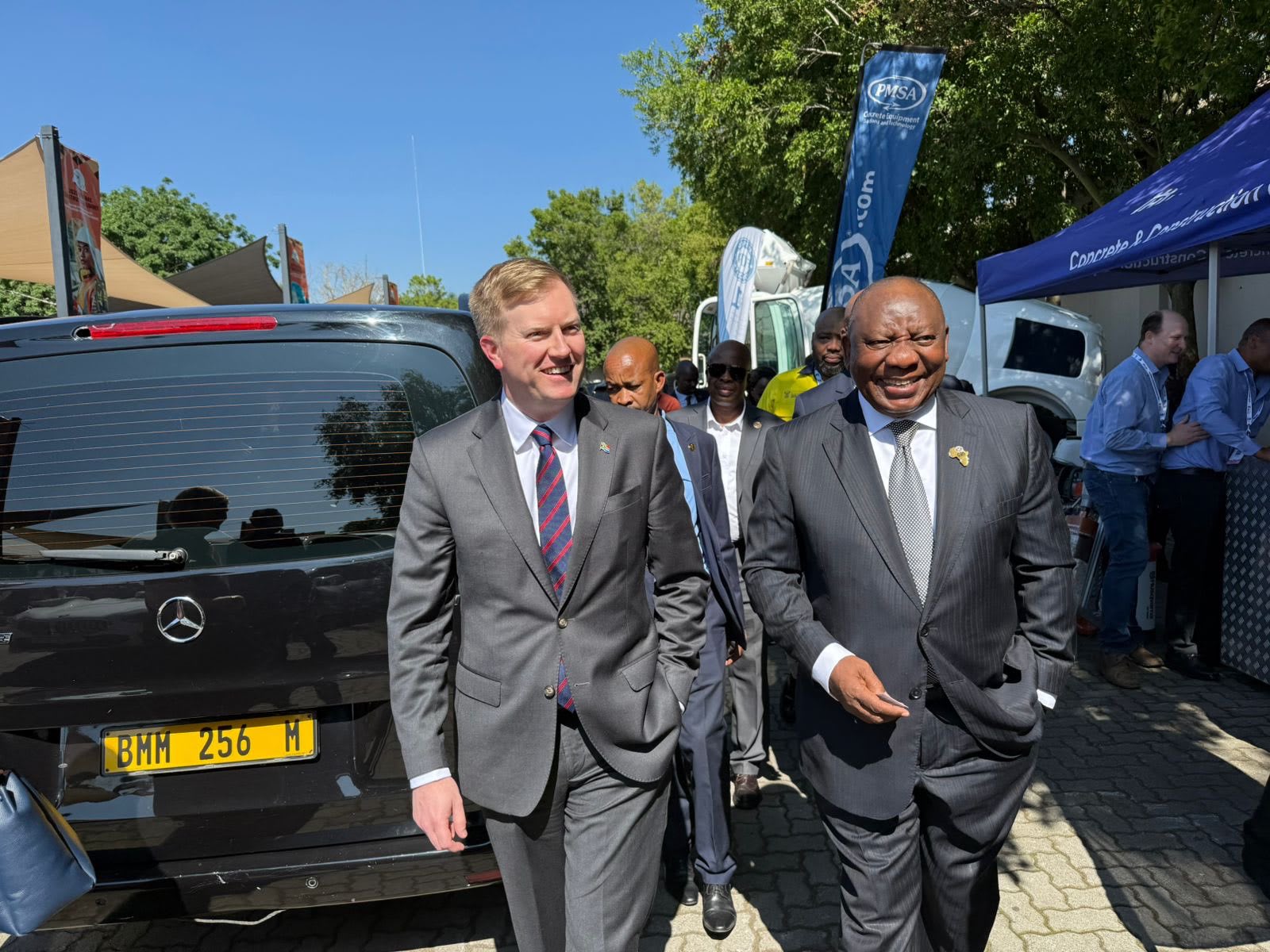 Photo:Ramaphosa, Macpherson declare SA a construction industry amid jobs boost– South African Daily”