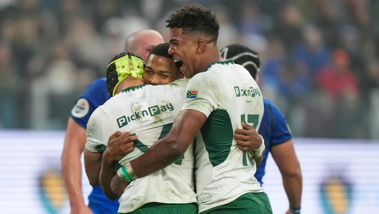 Photo:Springboks dominate despite questionable officiating to beat Italy again – South African Daily