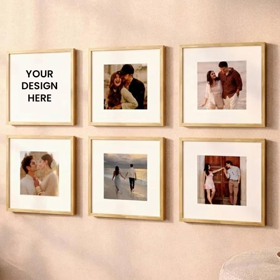 Personalized photo frames with custom printed memories
