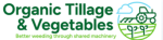 OTV EIP logo; organic tillage and vegetables, better weeding through shared machinery