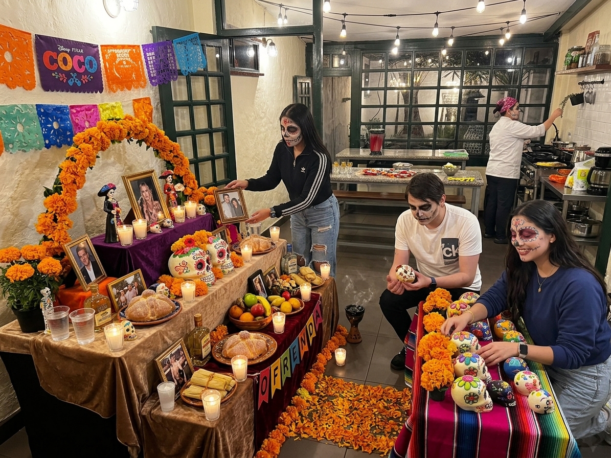 💀🌼 Día de Muertos: Una ofrenda llena de sabor, tradición y recuerdos