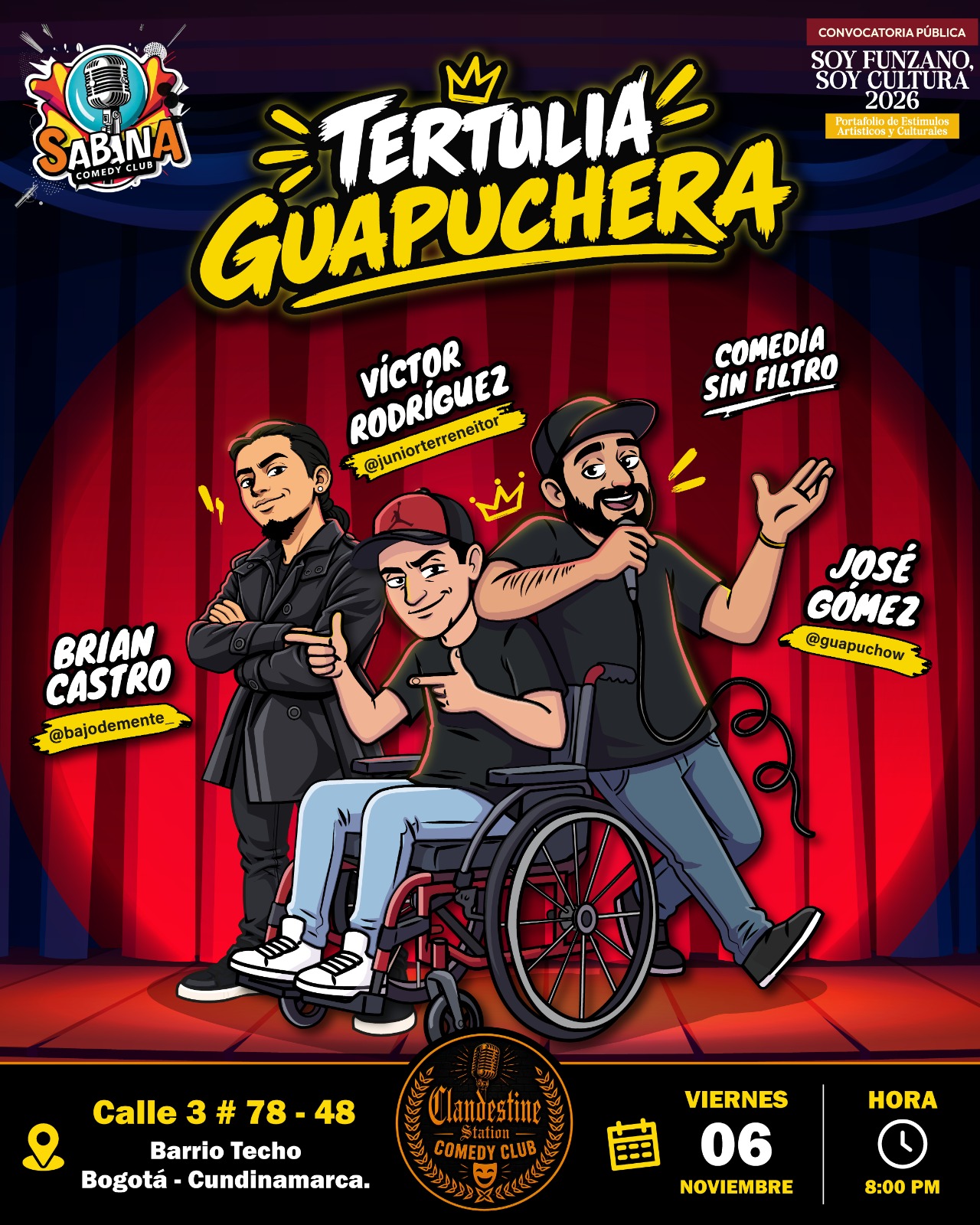 🎤😂 Tertulia Guapuchera