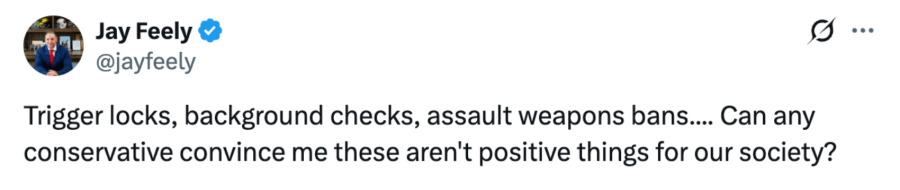 Assault weapons ban tweet