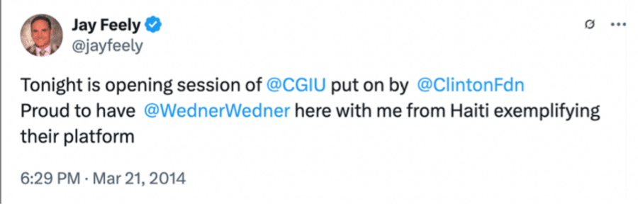 CGIU opening session tweet