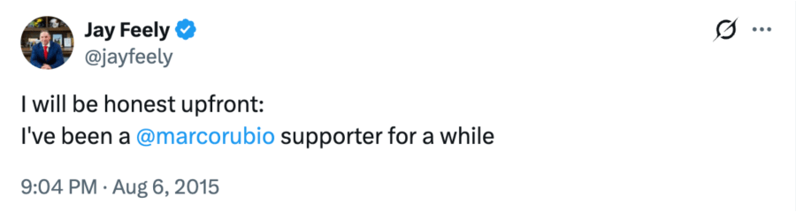 Marco Rubio supporter tweet