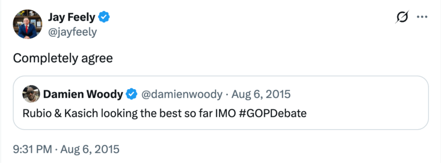 Rubio Kasich GOP debate tweet