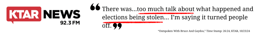KTAR elections stolen quote