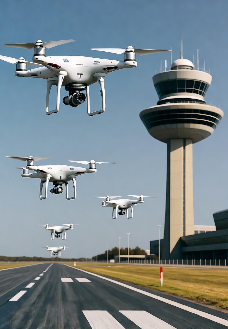 Dronai paralyžiavo Miuncheno oro uostą antrą kartą per 24 valandas