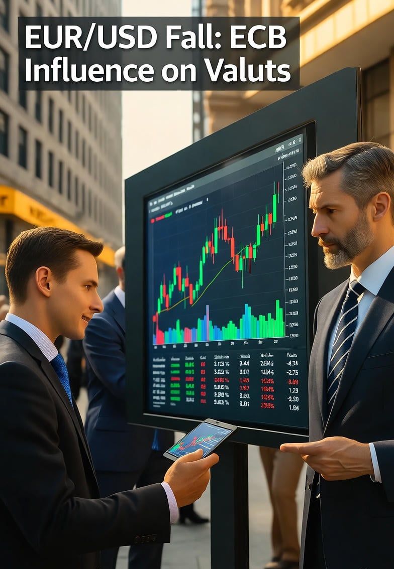 EUR/USD krito 0.5% po ECB užuominų apie palūkanas
