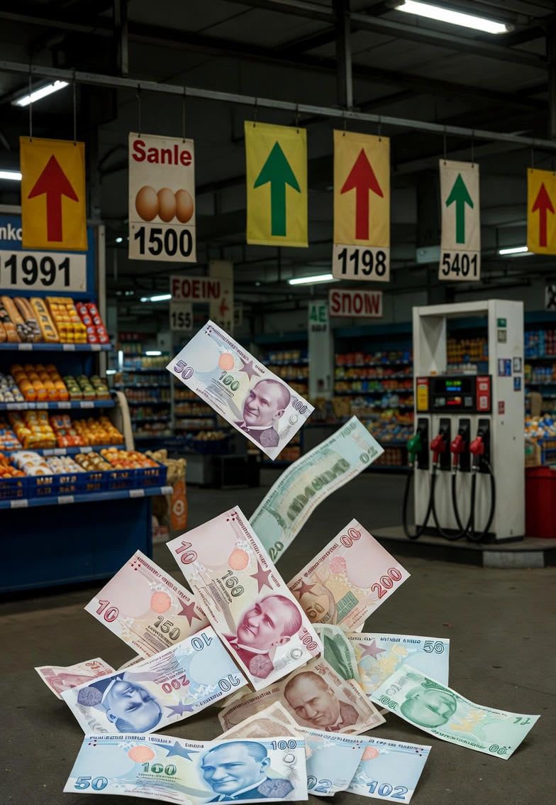 Lyros kritimas kelia Turkijos infliaciją iki 71,4 % ir spaudžia namų biudžetus