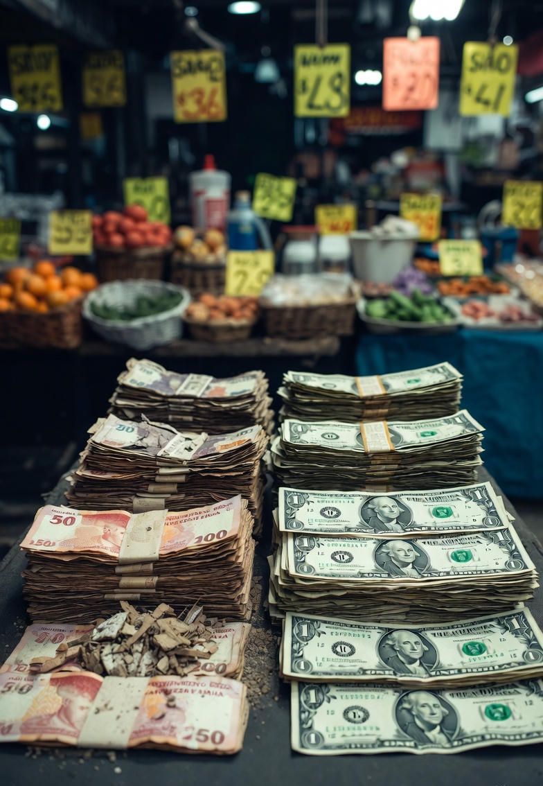 Argentinos pesas silpsta hiperinfliacijos spaudimu, artindamas dolerizaciją