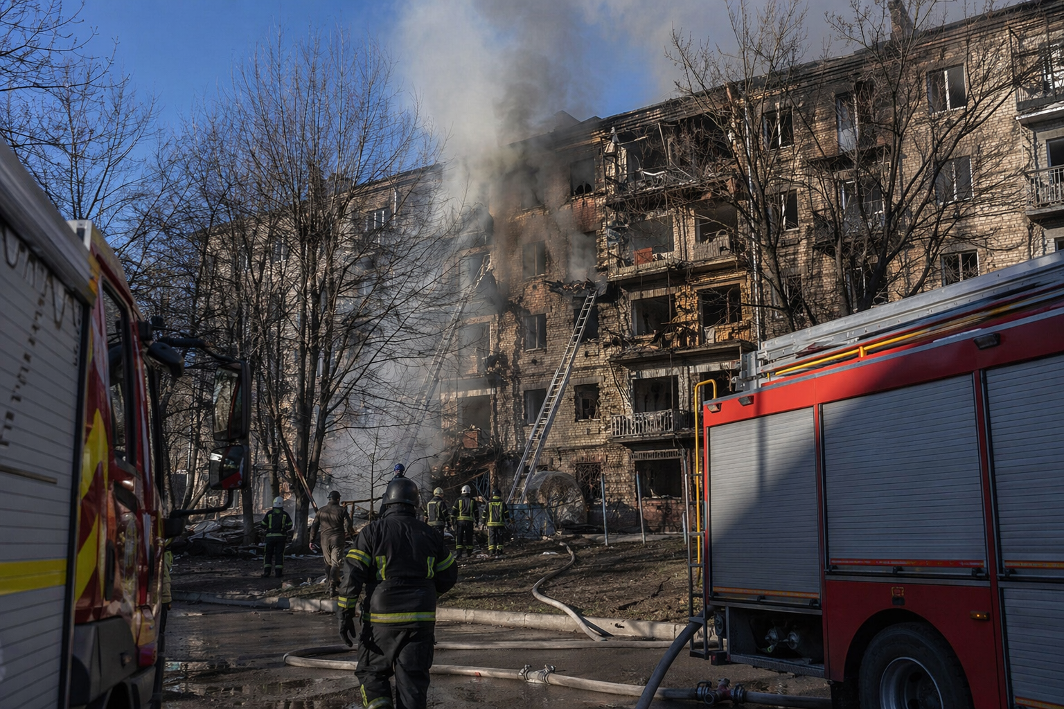 Rusijos ataka Kijeve ir kituose miestuose pareikalavo 13 gyvybių