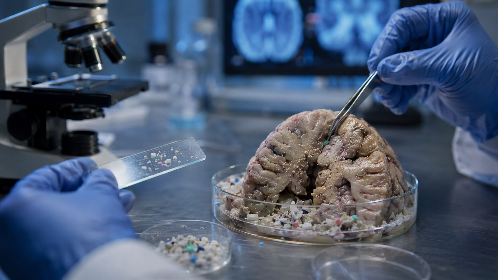 Mikroplastikas smegenyse: 5 mechanizmai, kurie gali skatinti Alzheimerį ir Parkinsono ligą