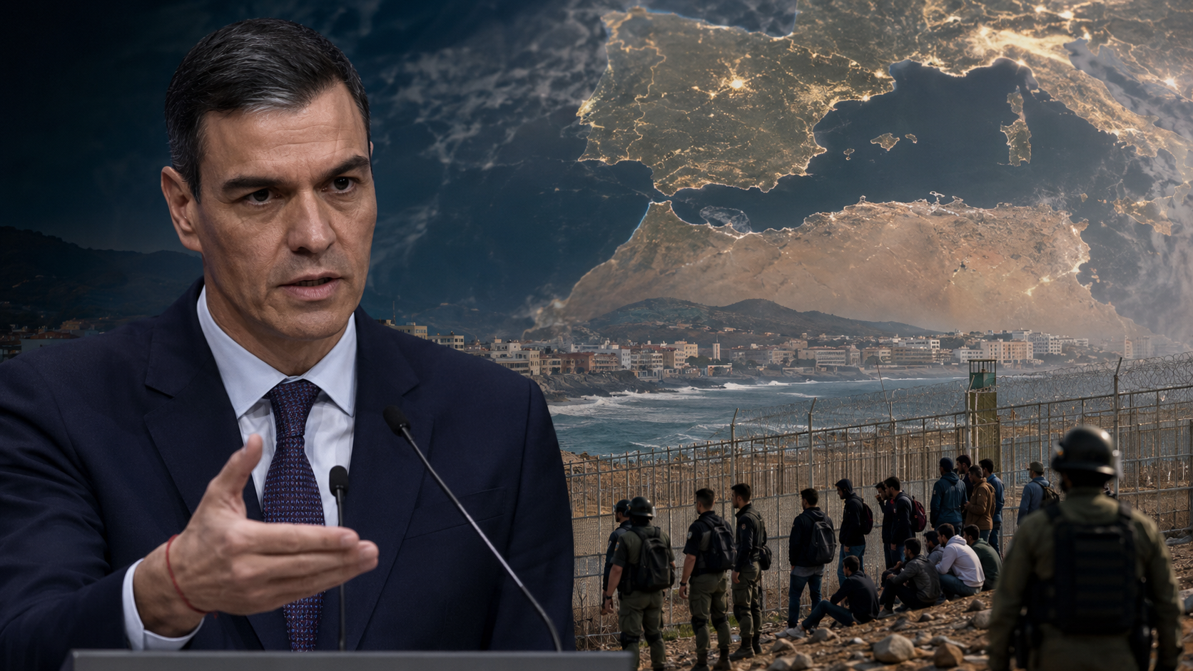 Ispanijos premjeras apie Ceutą: „ataka“ ir nacionalinės teritorijos pažeidimas