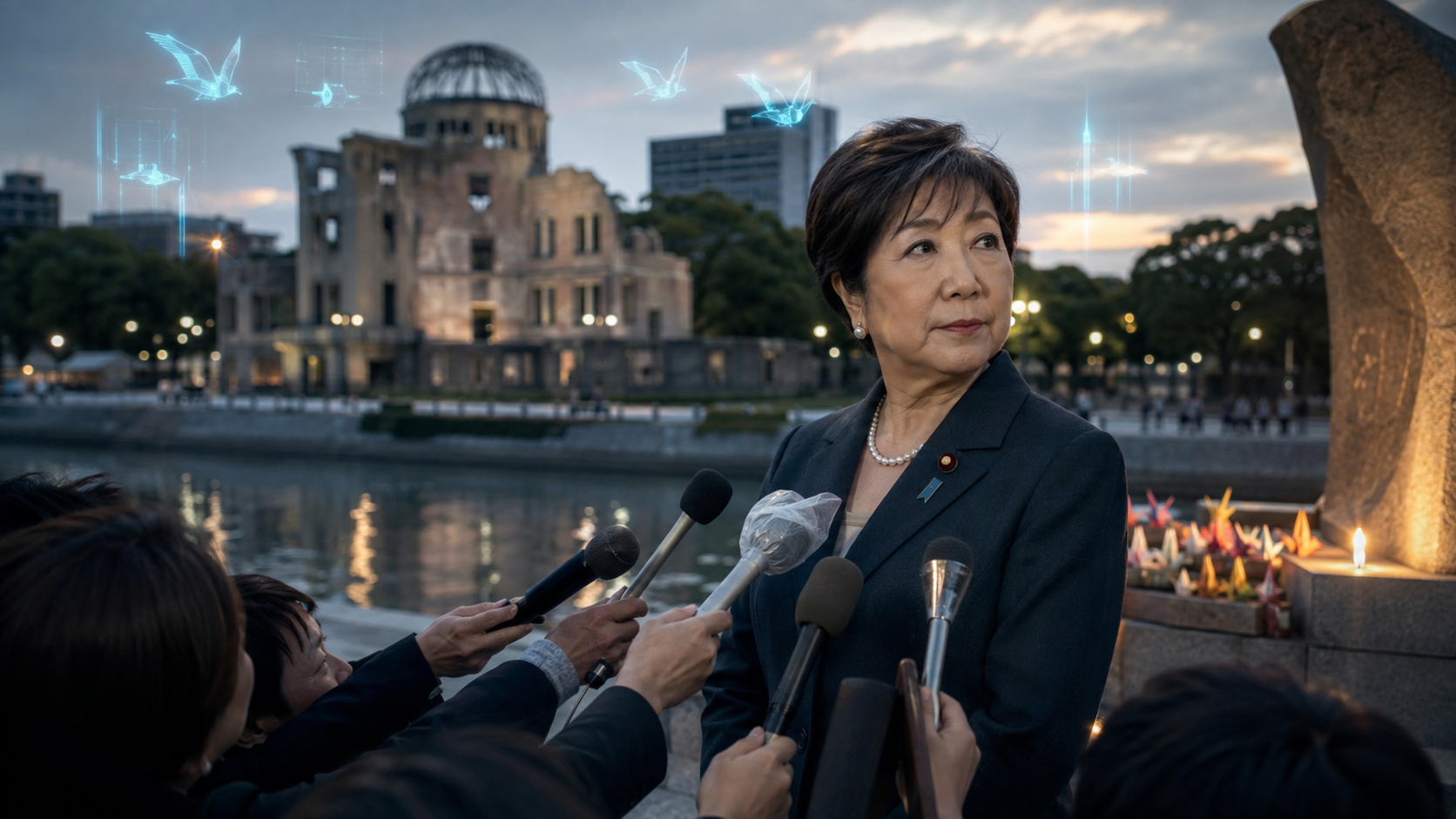 Japonijos premjerė Takaichi patvirtino nebranduolinius principus, bet atsisakė komentuoti galimus pokyčius