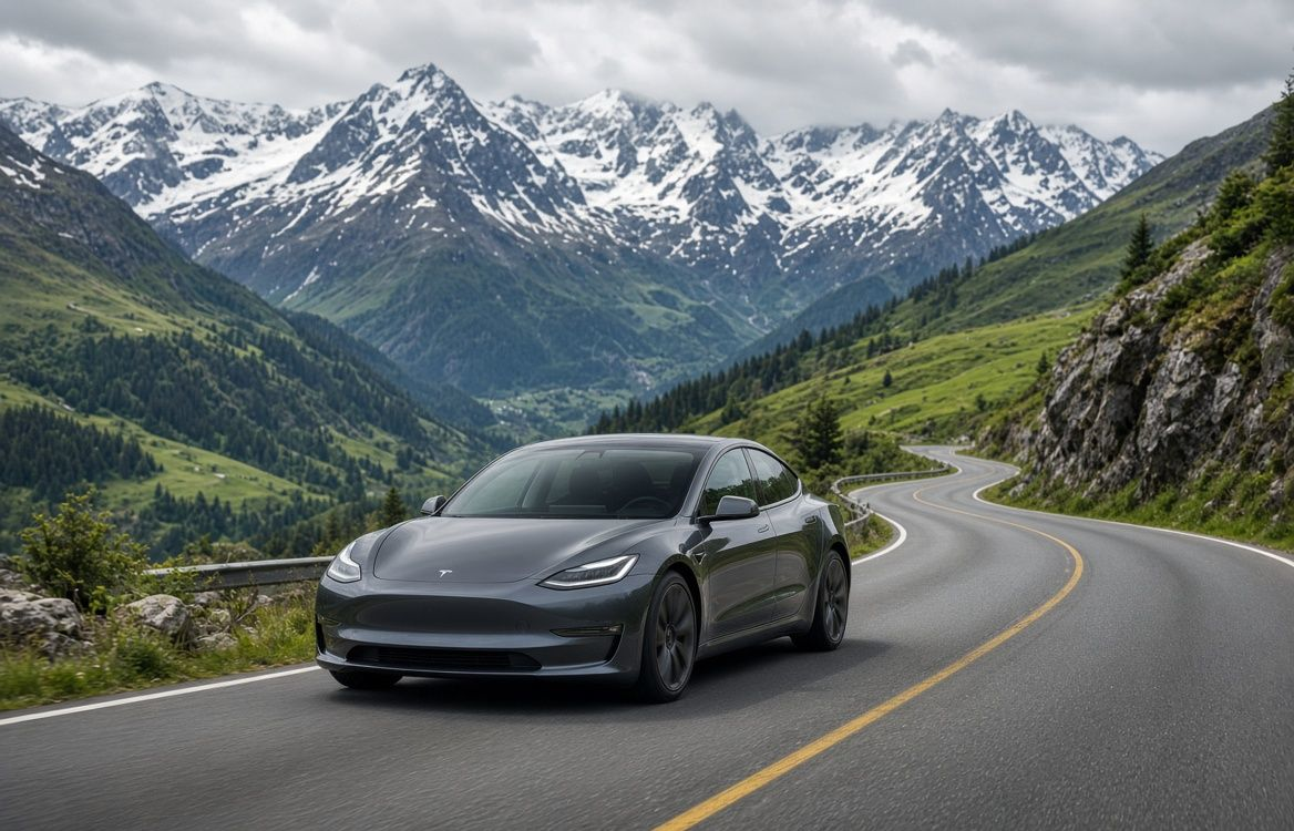 Tesla pristato FSD (Supervised) technologiją Šveicarijoje