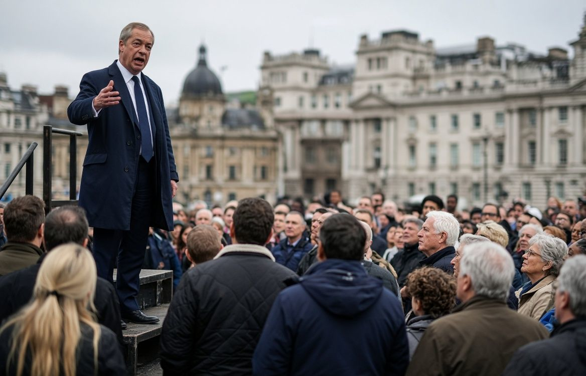 Nigelas Farage’as laimėjo Clactone rinkimus, bet jo finansų tyrimas tęsiasi
