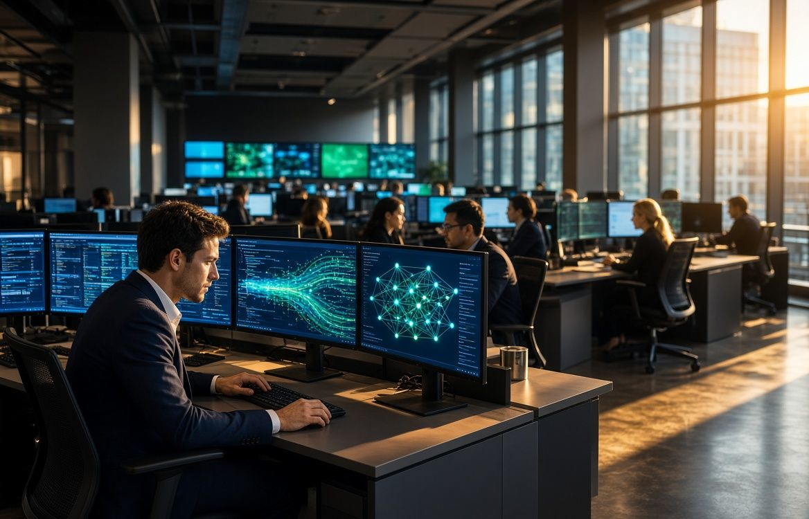 „Goldman Sachs“ įspėja: DI automatizacija silpnina pradedančiųjų bankininkų mąstymą