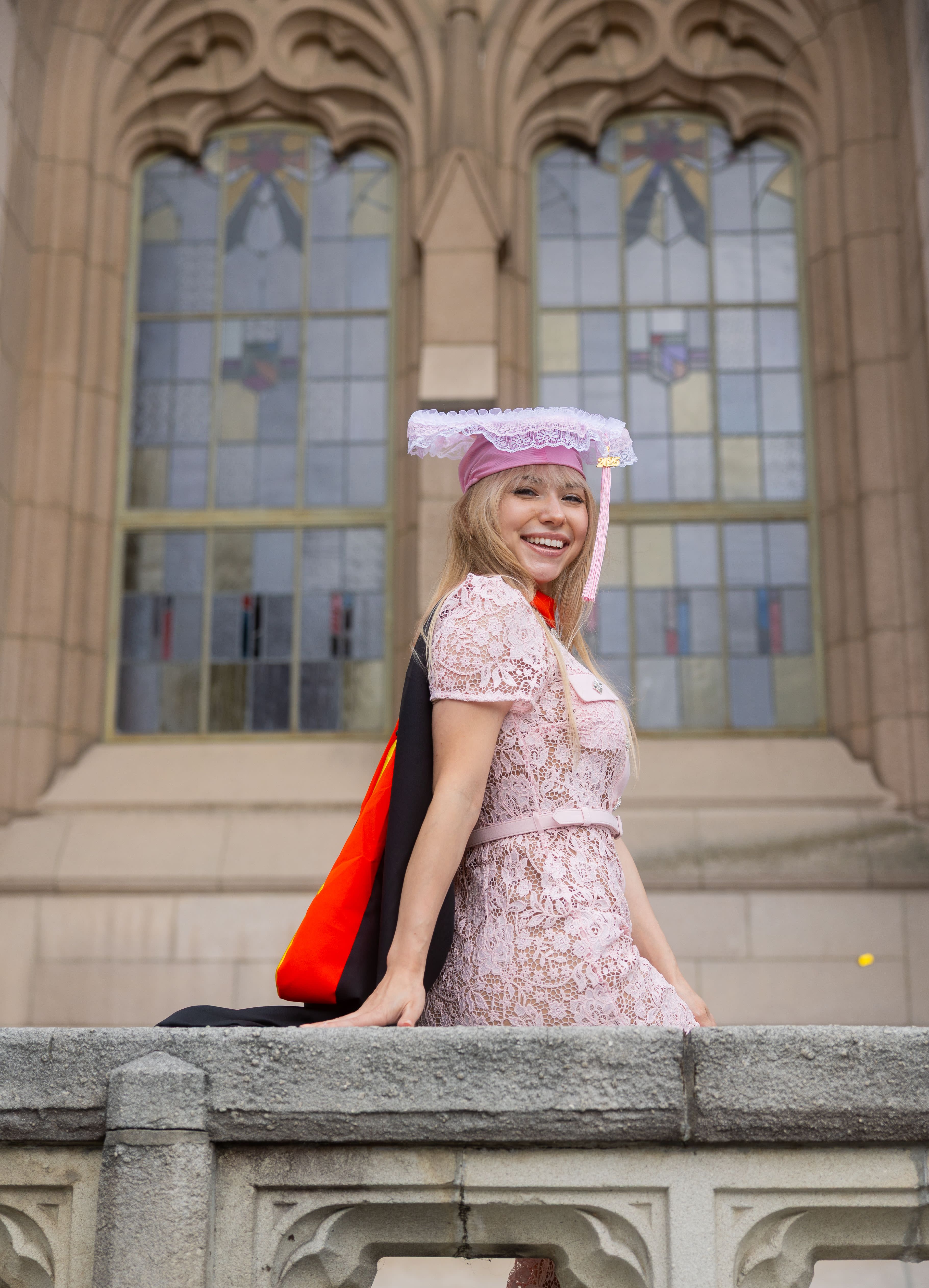 Bay Area graduation portrait — natural light photographer Jenny