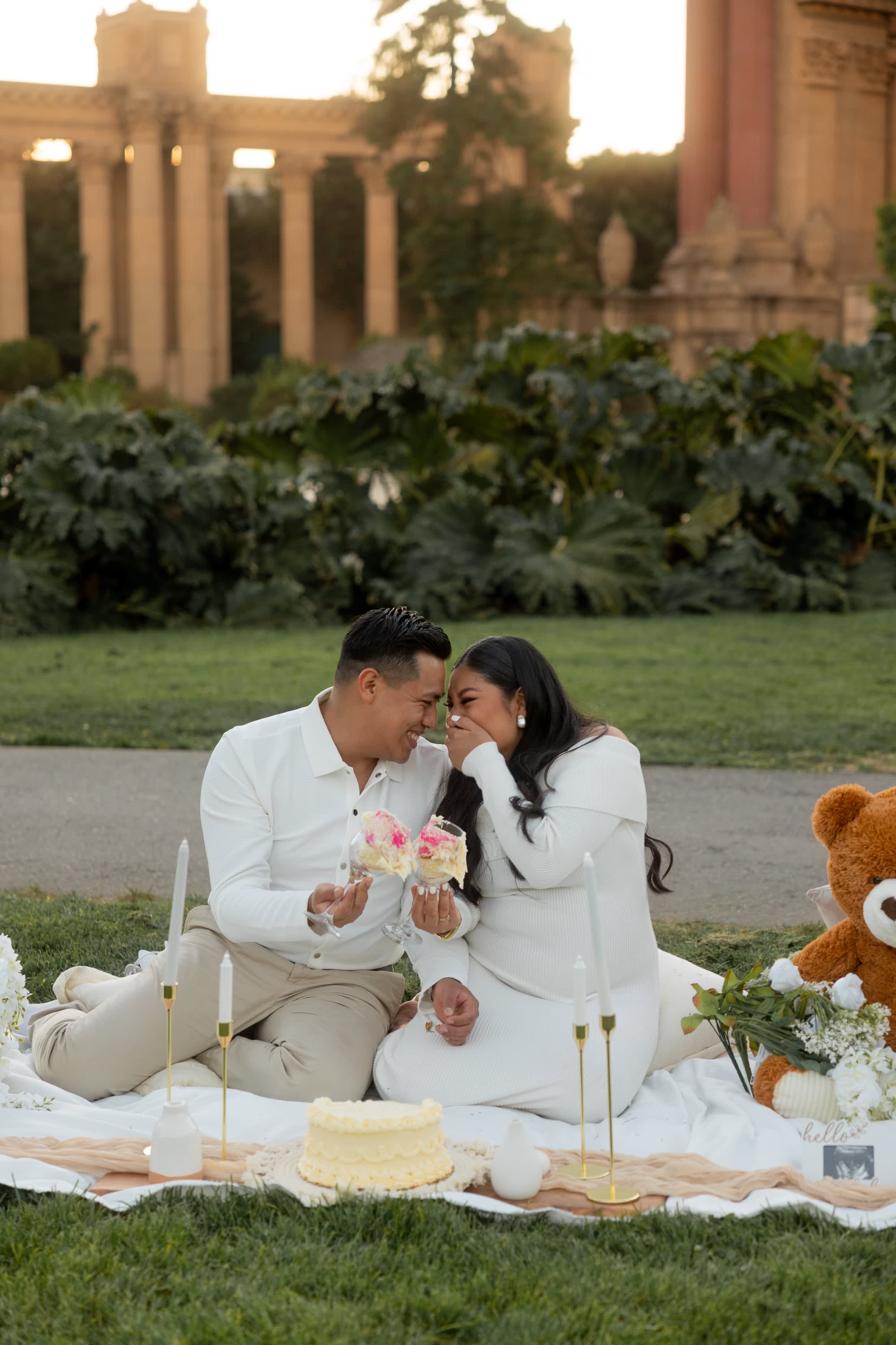 Gender reveal celebration — Bay Area family photographer