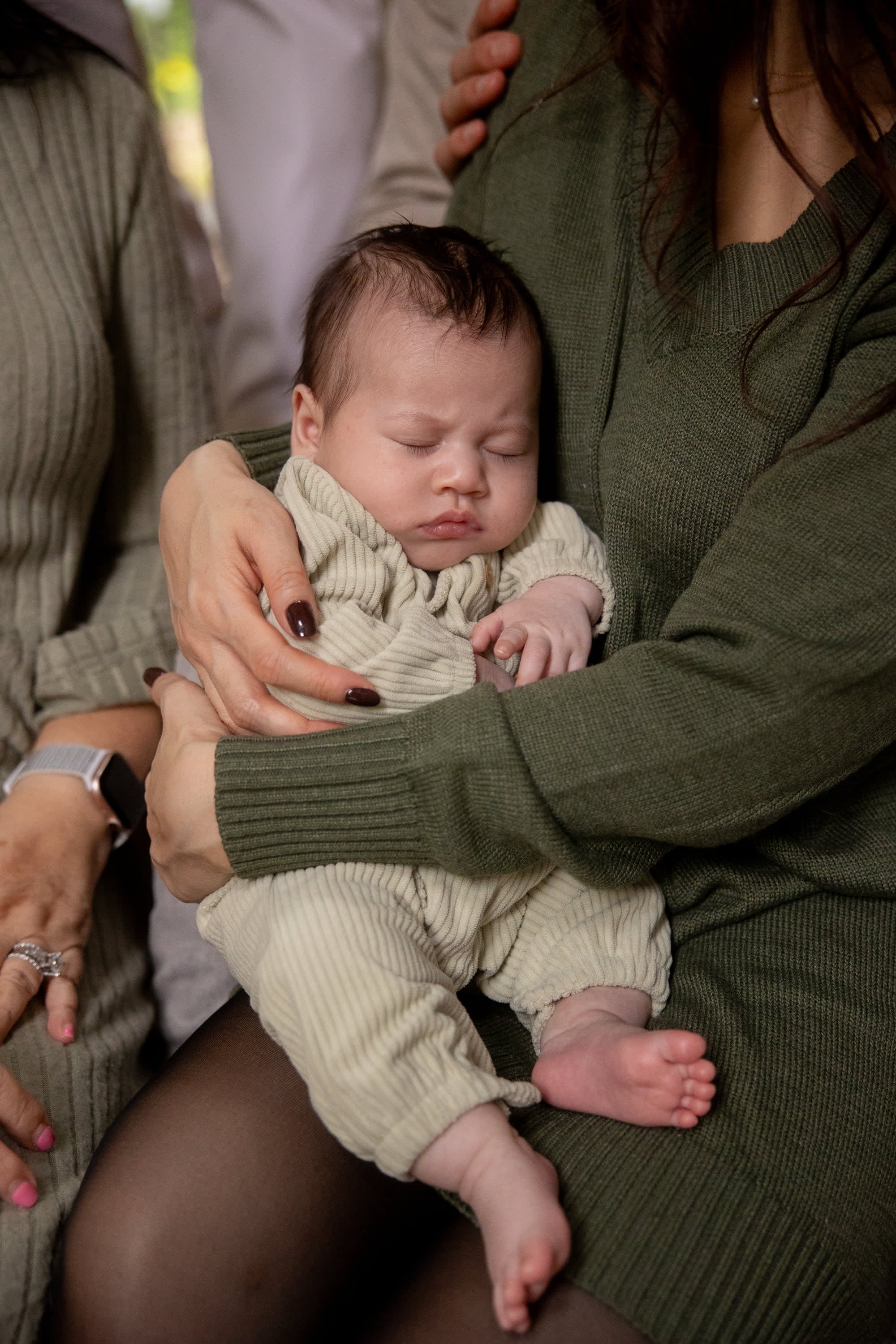 baby clothes on grass