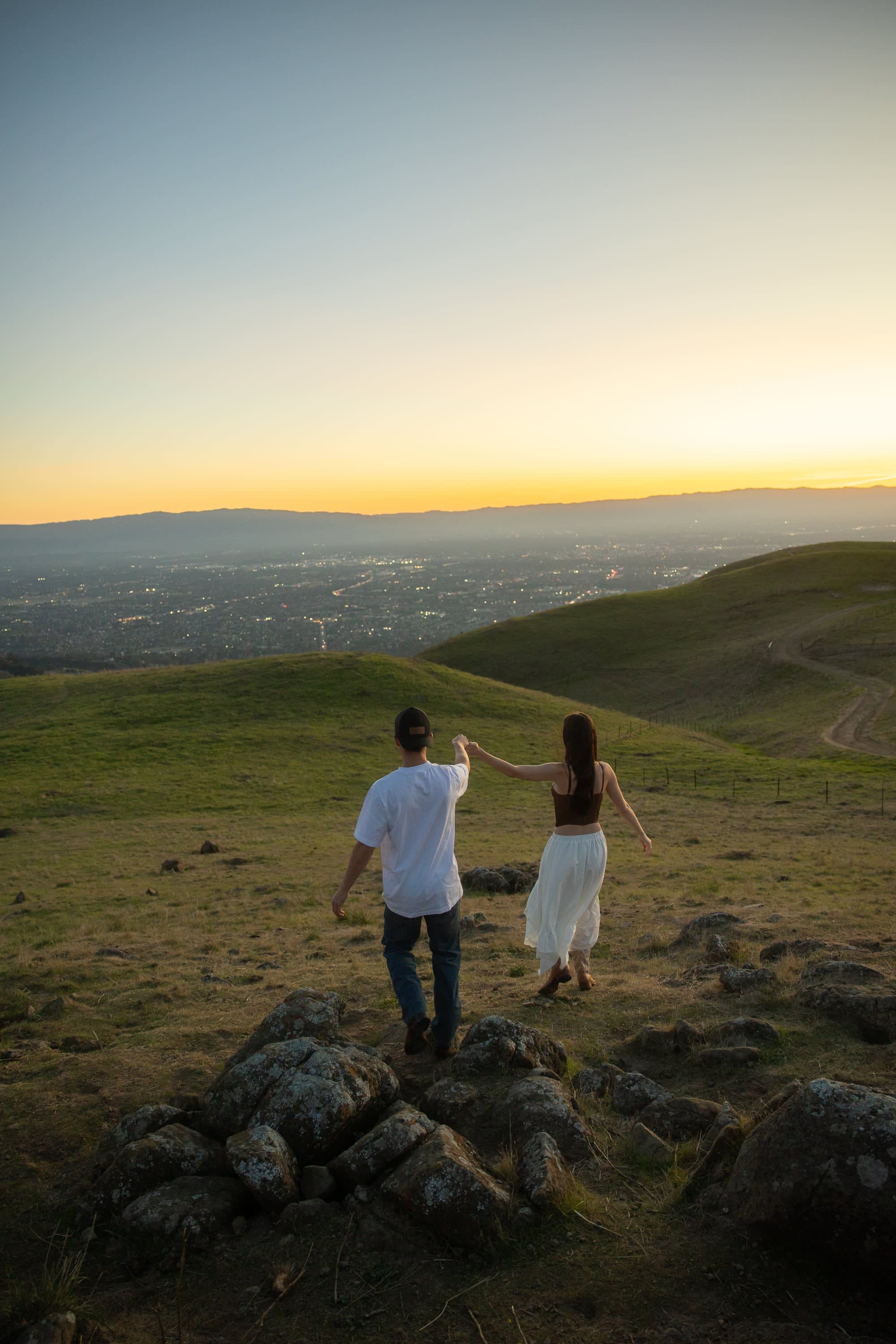 Couple in a Field at Sierra Vista Open Space Preserve