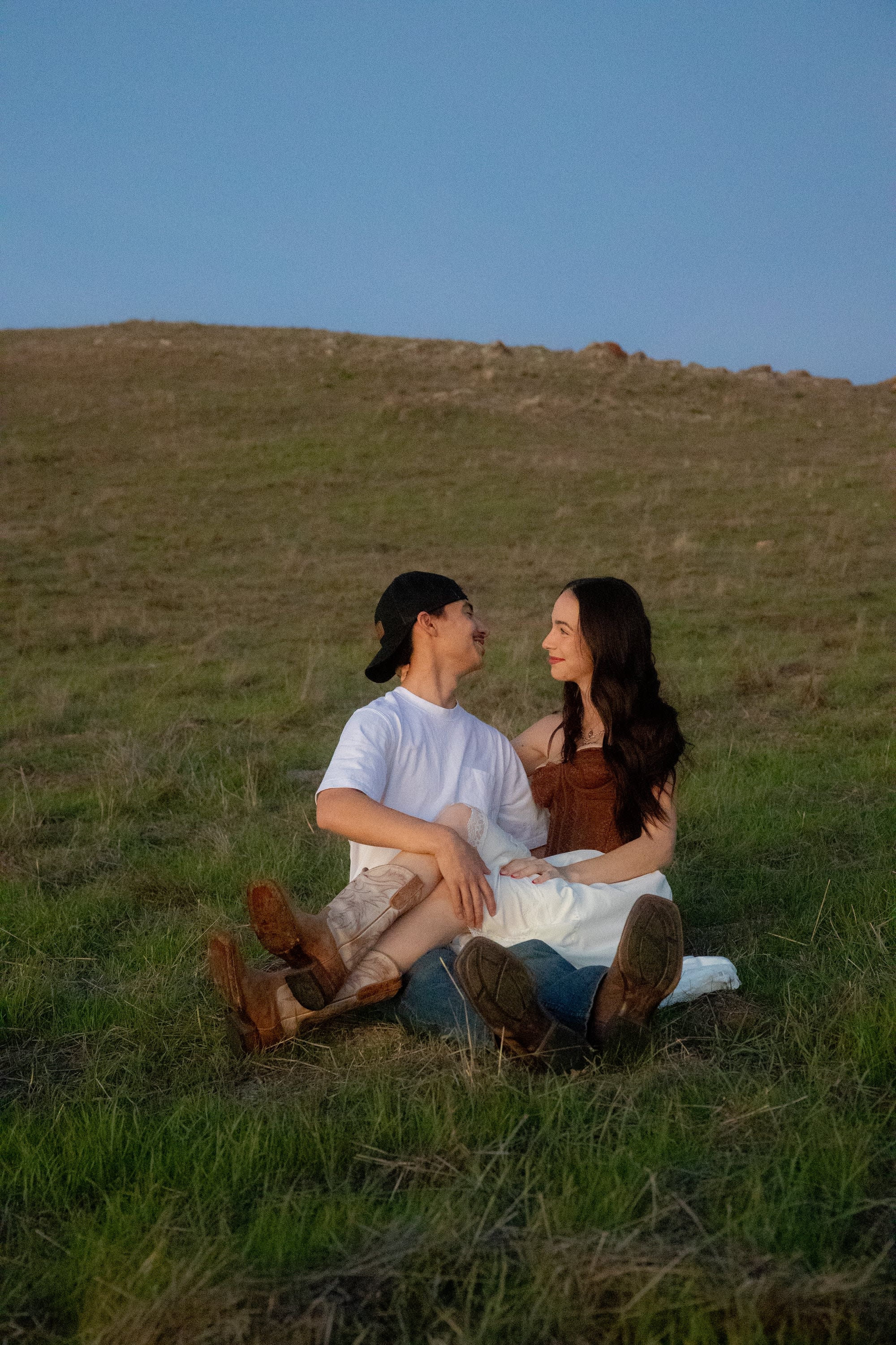 Couple in a Field at Sierra Vista Open Space Preserve